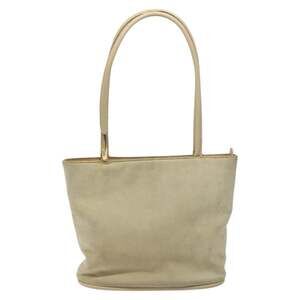 Gucci Suede Shoulder Bag Beige